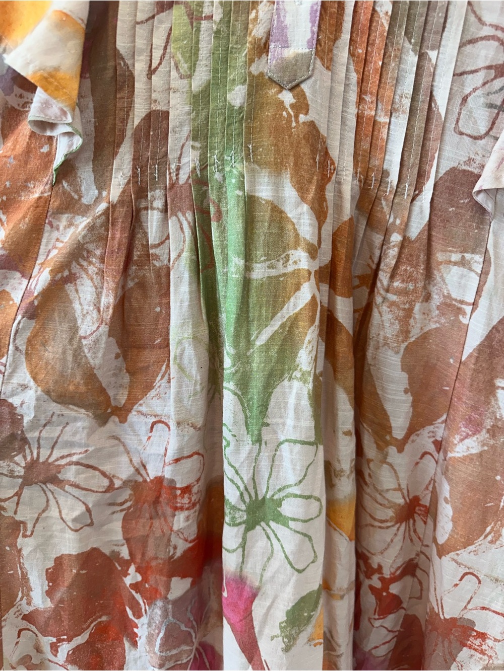 Anthropologie Maeve The Cassandra Maxi Dress Womens Size XS Floral Art to Wear - Picture 14 of 16